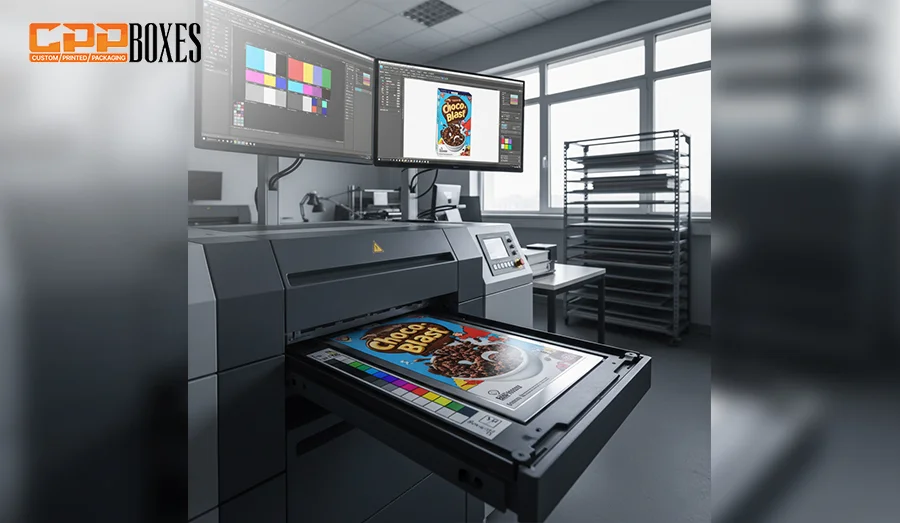 A professional setup for printing plate preparation and color separation