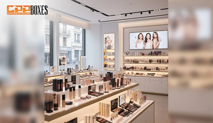 A view of cosmetics and beauty products manufacturing industry 