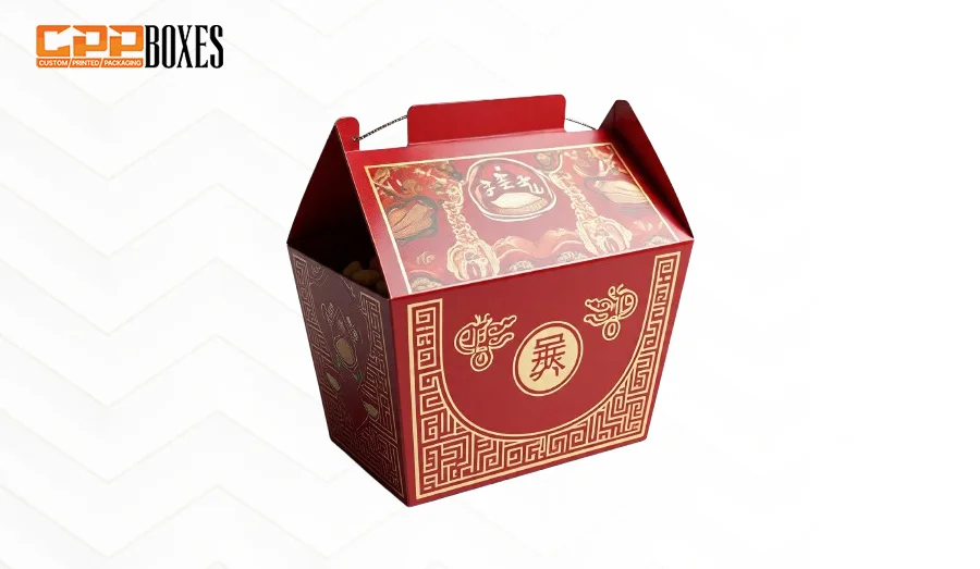custom-printed chines takeout box