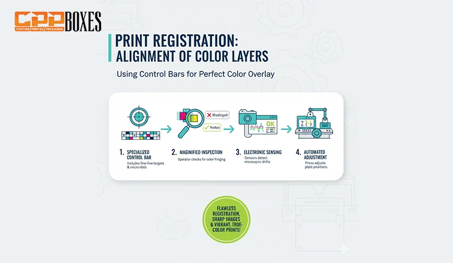 An infographic image showing the process of registration accuracy