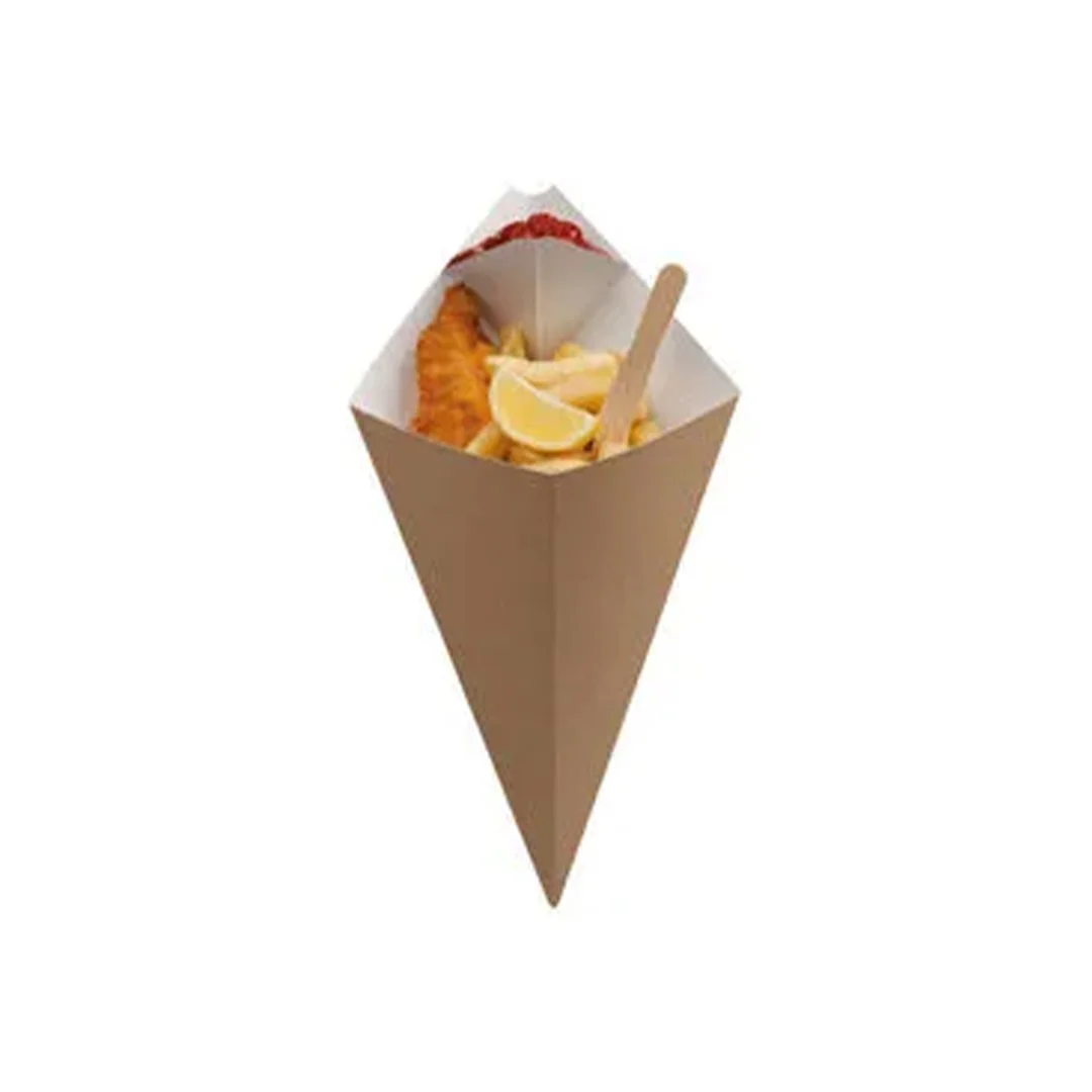 Kraft paper cone
