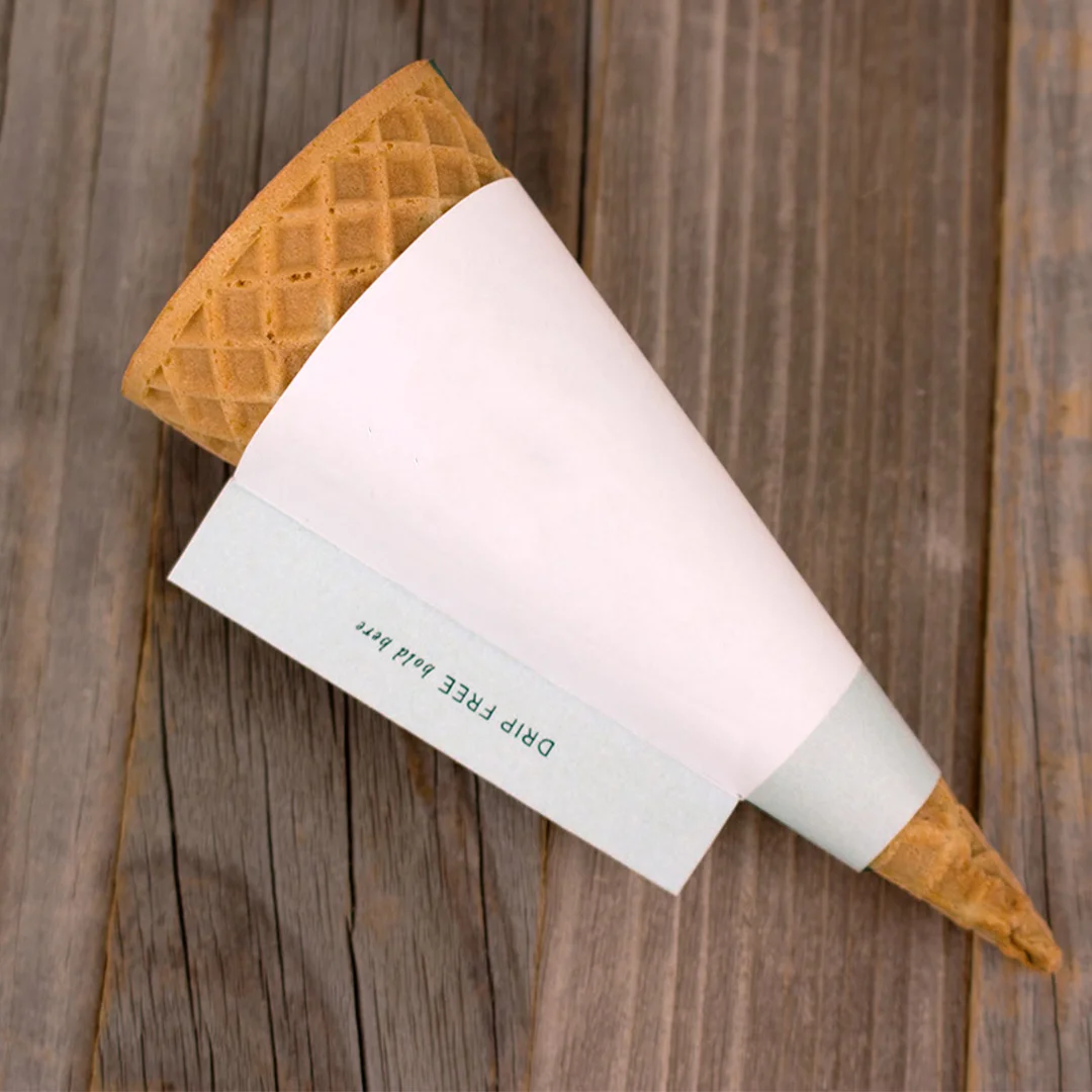 Ice cream cone sleeves