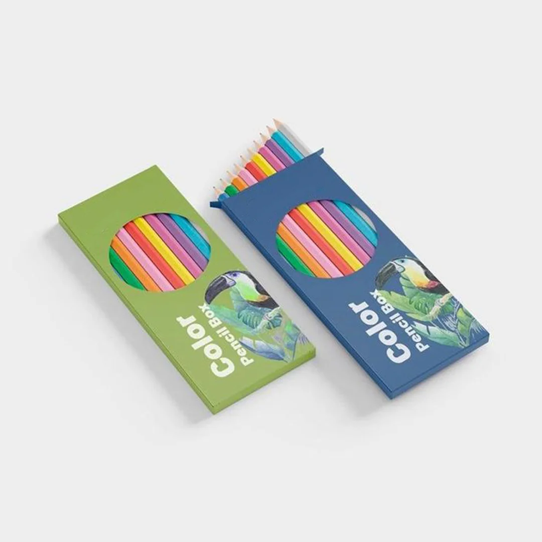 pencil box with logo